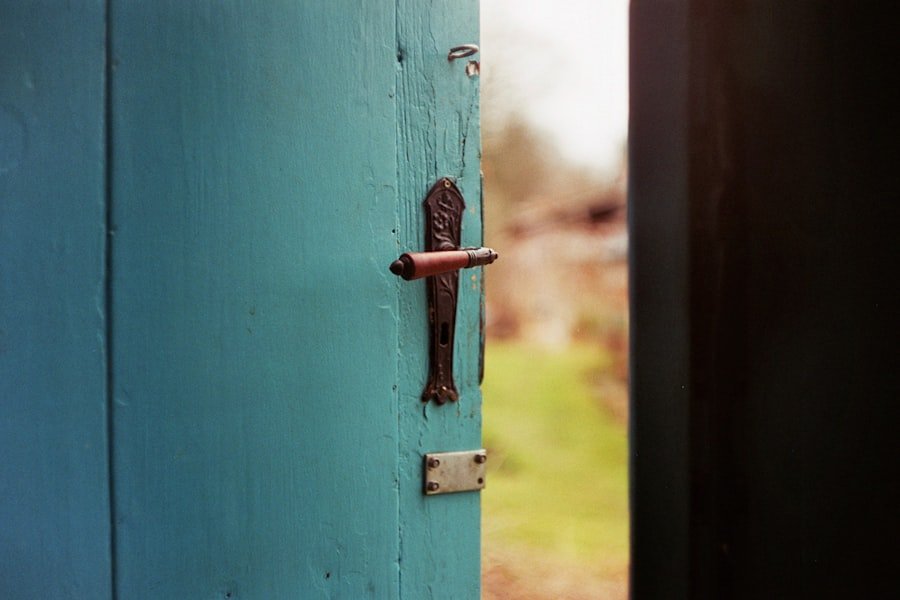 uPVC front door with multipoint lock and handle